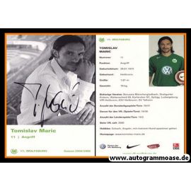 Autogramm Fussball | VfL Wolfsburg | 2004 | Tomislav MARIC