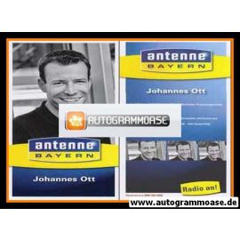 Autogrammkarte Radio | Antenne Bayern | Johannes OTT | 2000er (Portrait SW)