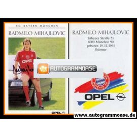 Autogramm Fussball | FC Bayern München | 1990 | Radmilo MIHAJLOVIC