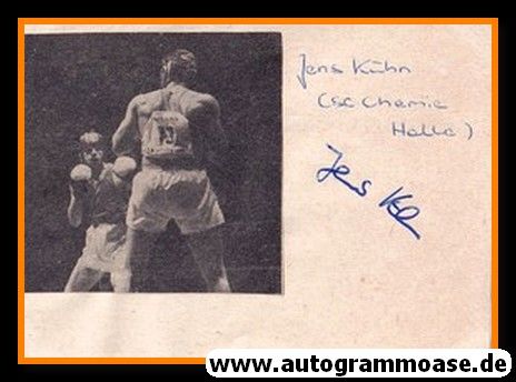 Autograph Boxen | Jens KÜHN (DDR 1980er)