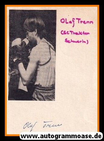 Autograph Boxen | Olaf TRENN (DDR 1980er)