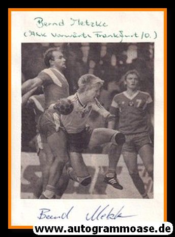 Autograph Handball | DDR | Bernd METZKE