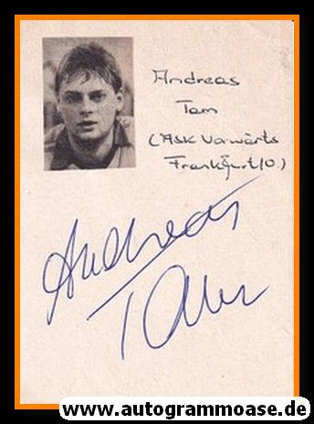 Autograph Handball | DDR | Andreas TAM 