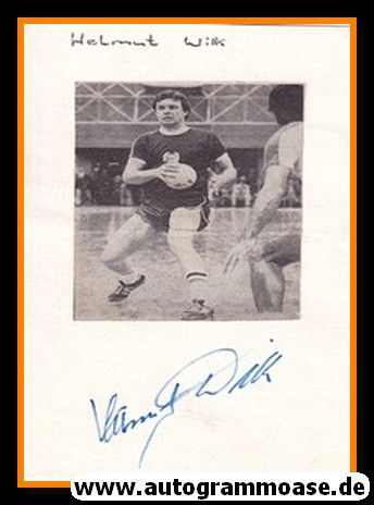 Autograph Handball | DDR | Helmut WILK 