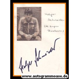 Autograph Handball | DDR | Holger SCHNEIDER 