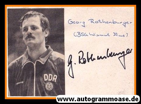 Autograph Handball | DDR | Georg ROTHENBERGER 
