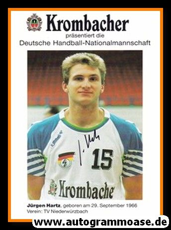 Autogramm Handball | DHB Deutschland | 1994 EM | Jürgen HARTZ