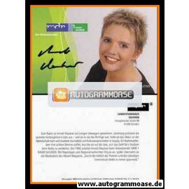Autogramm Radio | MDR1 Sachsen | Annett MAUTNER | 2010er (Portrait Color)