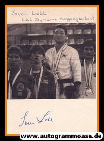 Autograph Judo | Sven LOLL (OS-Silber 1988 DDR) 
