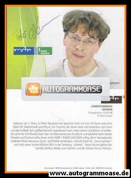 Autogramm Radio | MDR1 Sachsen | Peter NEUMANN | 2006 (Portrait Color Heinrich)