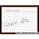 Autograph Diskuswurf | Ingrid LOTZ (OS-Silber 1964 DDR)