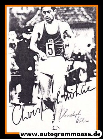 Autograph Gehen | Christoph HÖHNE (Olympiasieger 1968 DDR)
