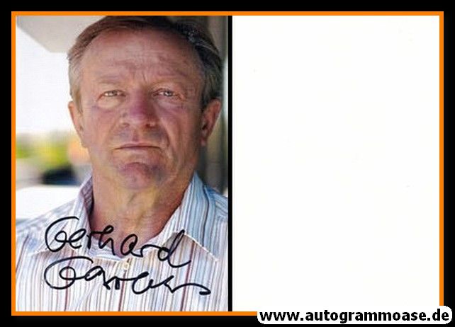 Autogramm Schauspieler | Gerhard GARBERS | 2000er Foto (Portrait Color)