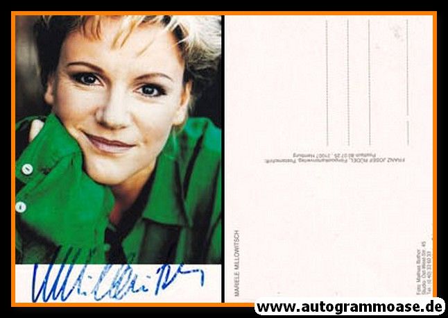 Autogramm Schauspieler | Mariele MILLOWITSCH | 2000er (Portrait Color Rüdel) Bothor 1