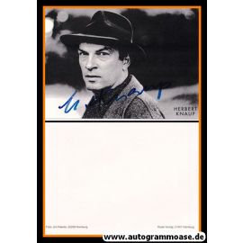 Autogramm Schauspieler | Herbert KNAUP | 2000er (Portrait SW Rüdel) Rakete