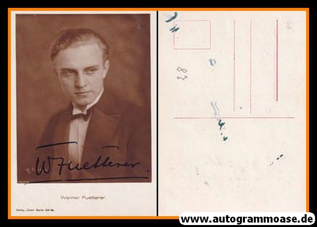 Autogramm Schauspieler | Werner FUETTERER | 1940er (Portrait SW) Ross 1507-2