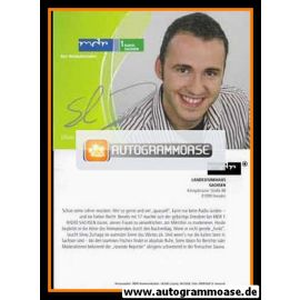 Autogramm Radio | MDR1 Sachsen | Silvio ZSCHAGE | 2008 (Portrait Color) Heinrich
