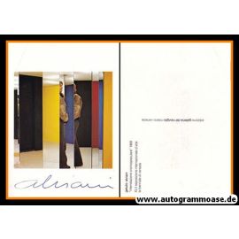 Autogramm Kunst (Italien) | Getulio ALVIANI | 1969 "Interrelazione Cromospeculare"