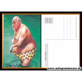 Autogramm Comic | Rudi HURZLMEIER | 1989 "Lebende Legenden" (Helmut Kohl)