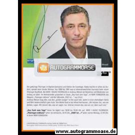 Autogramm Radio | MDR1 Thüringen | Andreas MENZEL | 2010er (Portrait Color)