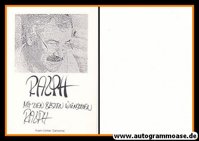 Autogramm Comic | Ralph GÖRTLER | 2000er (Portrait SW)