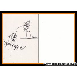 Autogramm Kunst | F. W. BERNSTEIN | 1997 (Originalzeichnung SW)