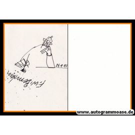 Autogramm Kunst | F. W. BERNSTEIN | 1997 (Originalzeichnung SW)
