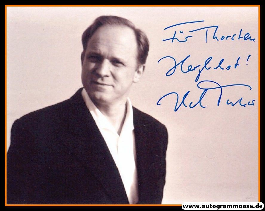 Autogramm Schauspieler | Ulrich TUKUR | 2000er Foto (Portrait SW XL)