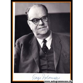 Autogramm Politik | Schweden | Tage ERLANDER | MP 1946-1969 | 1960er Foto (Portrait SW)
