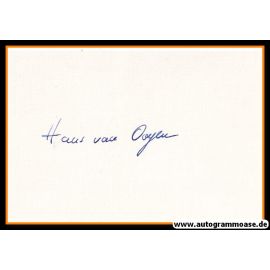 Autograph Literatur | Hans VAN OOYEN