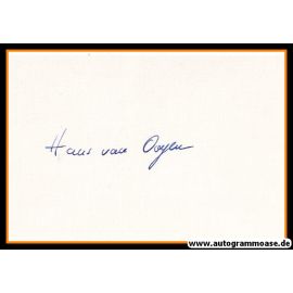 Autograph Literatur | Hans VAN OOYEN