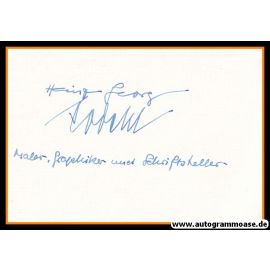 Autograph Kunst / Literatur | Heinz Georg PODEHL