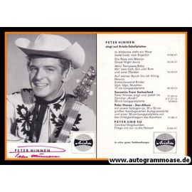 Autogramm Schlager | Peter HINNEN | 1965 "In Alabama" (Portrait SW Ariola)