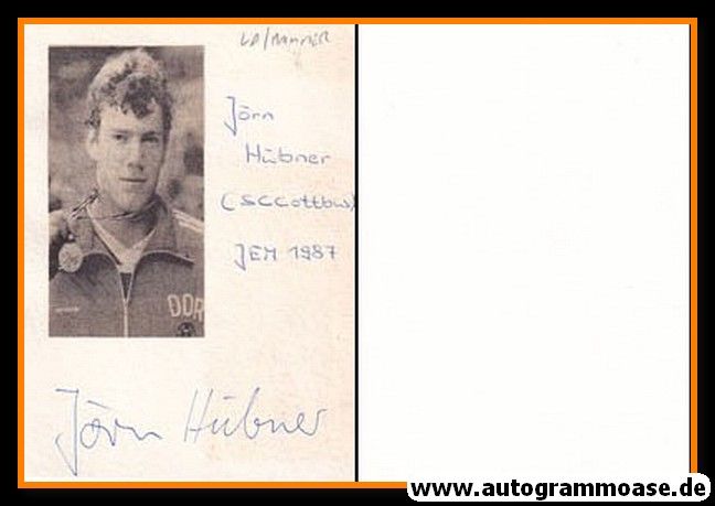 Autograph Hammerwurf | Jörn HÜBNER (DDR 1980er)