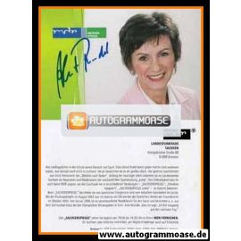 Autogramm TV | MDR | Almut RUDEL | 2006 "Sachsenspiegel" (Portrait Color Heinrich)