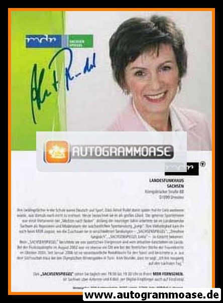 Autogramm TV | MDR | Almut RUDEL | 2006 "Sachsenspiegel" (Portrait Color Heinrich)