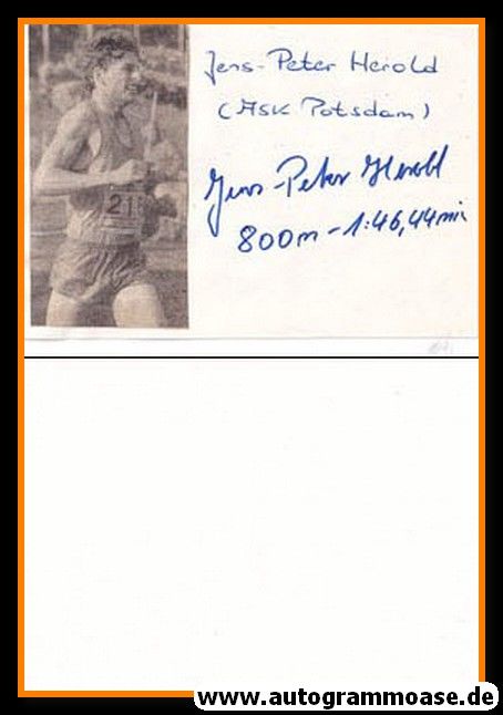 Autograph Mittelstrecke | Jens-Peter HEROLD (OS-Bronze 1988)