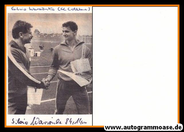 Autograph Speerwurf | Silvio WARSÖNKE (DDR 1980er)