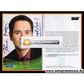 Autogramm TV | MDR | Ramon MIRFENDERESKI | 2010er "Sachsenspiegel"
