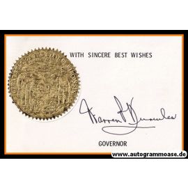 Autogramm Politik (USA) | Warren P. KNOWLES | Gov. Wis. | 1960er (Portrait Color XL)