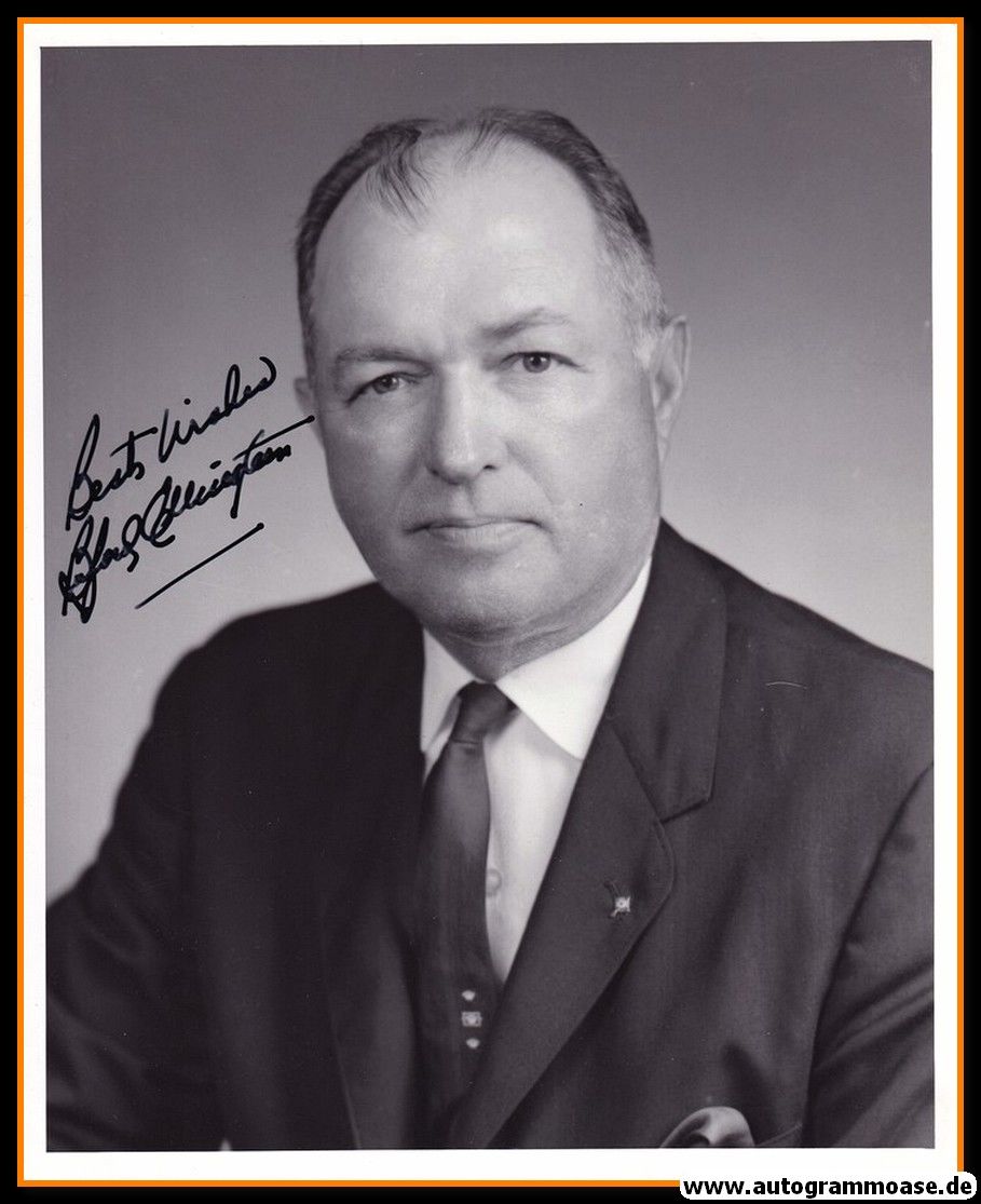 Autogramm Politik (USA) | Buford ELLINGTON | Gov. Tenn. | 1960er Foto (Portrait SW XL)
