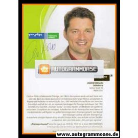 Autogramm TV | MDR | Christian MÜLLER | 2010er "Thüringen Journal"