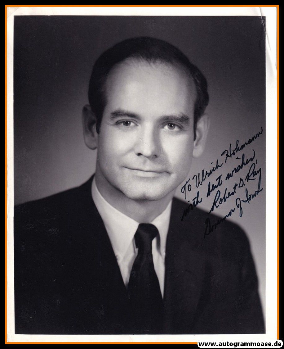 Autogramm Politik (USA) | Robert D. RAY | Gov. Iowa | 1960er Foto (Portrait SW XL)