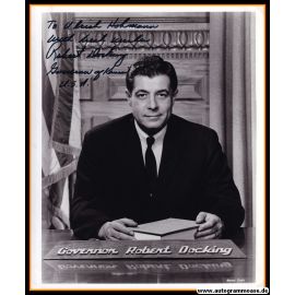 Autogramm Politik (USA) | Robert DOCKING | Gov. Kan. | 1960er Foto (Portrait SW XL)
