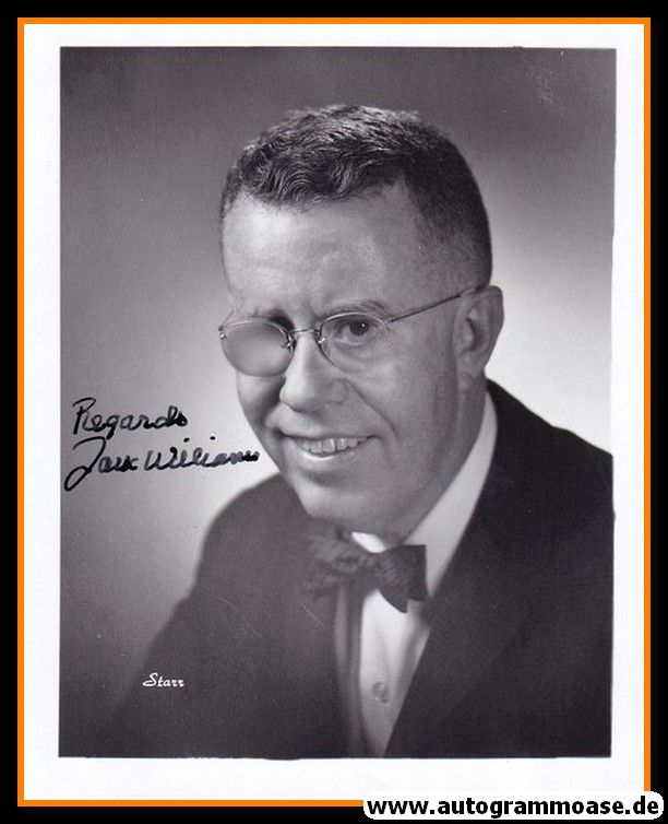 Autogramm Politik (USA) | Jack WILLIAMS | Gov. Ariz. | 1960er Foto (Portrait SW)