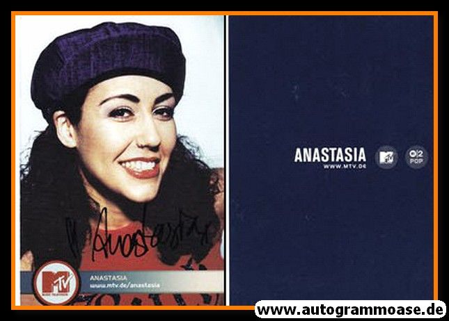 Autogramm TV | MTV | ANASTASIA | 2000er (Portrait Color)