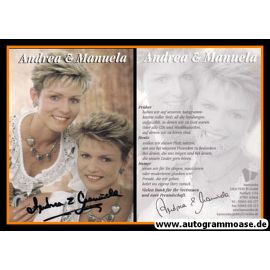 Autogramme Volksmusik | ANDREA & MANUELA | 2000er (Portrait Color) Harmonika
