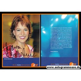 Autogramm TV | ZDF | Andrea BALLSCHUH | 2000er "Volle Kanne" (Portrait Color)
