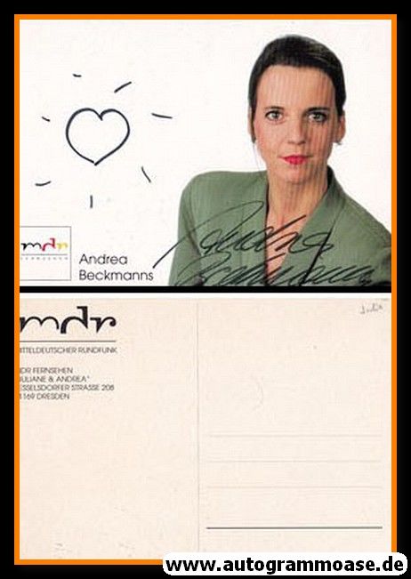 Autogramm TV | MDR | Andrea BECKMANNS | 1990er "Juliane & Andrea"