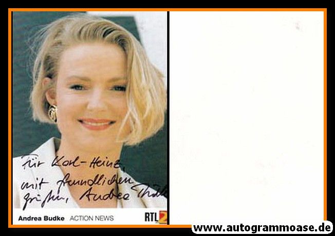 Autogramm TV | RTL2 | Andrea BUDKE | 1990er "Action News"